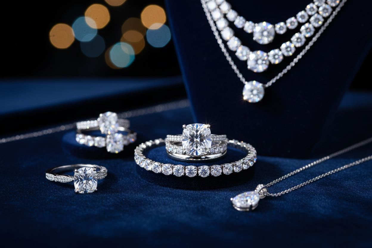 Luxury Moissanite Jewelry Hero